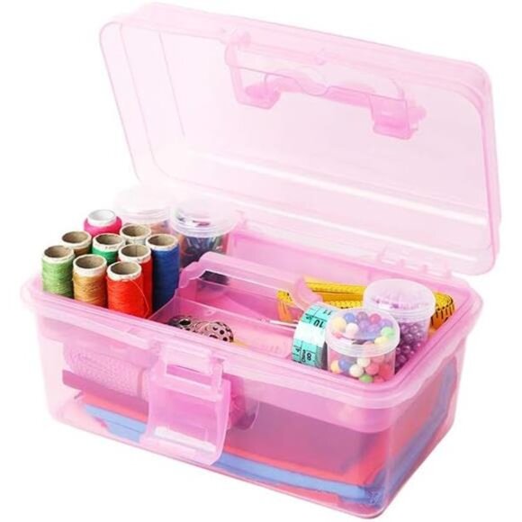 Multipurpose Plastic Storage Container Organizer Box Case - Picture 6 of 8